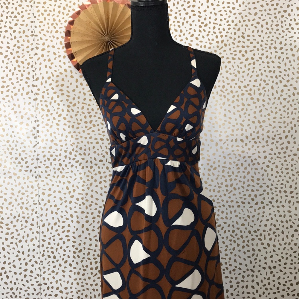 Trina Turk silk printed sun dress. Size 2
